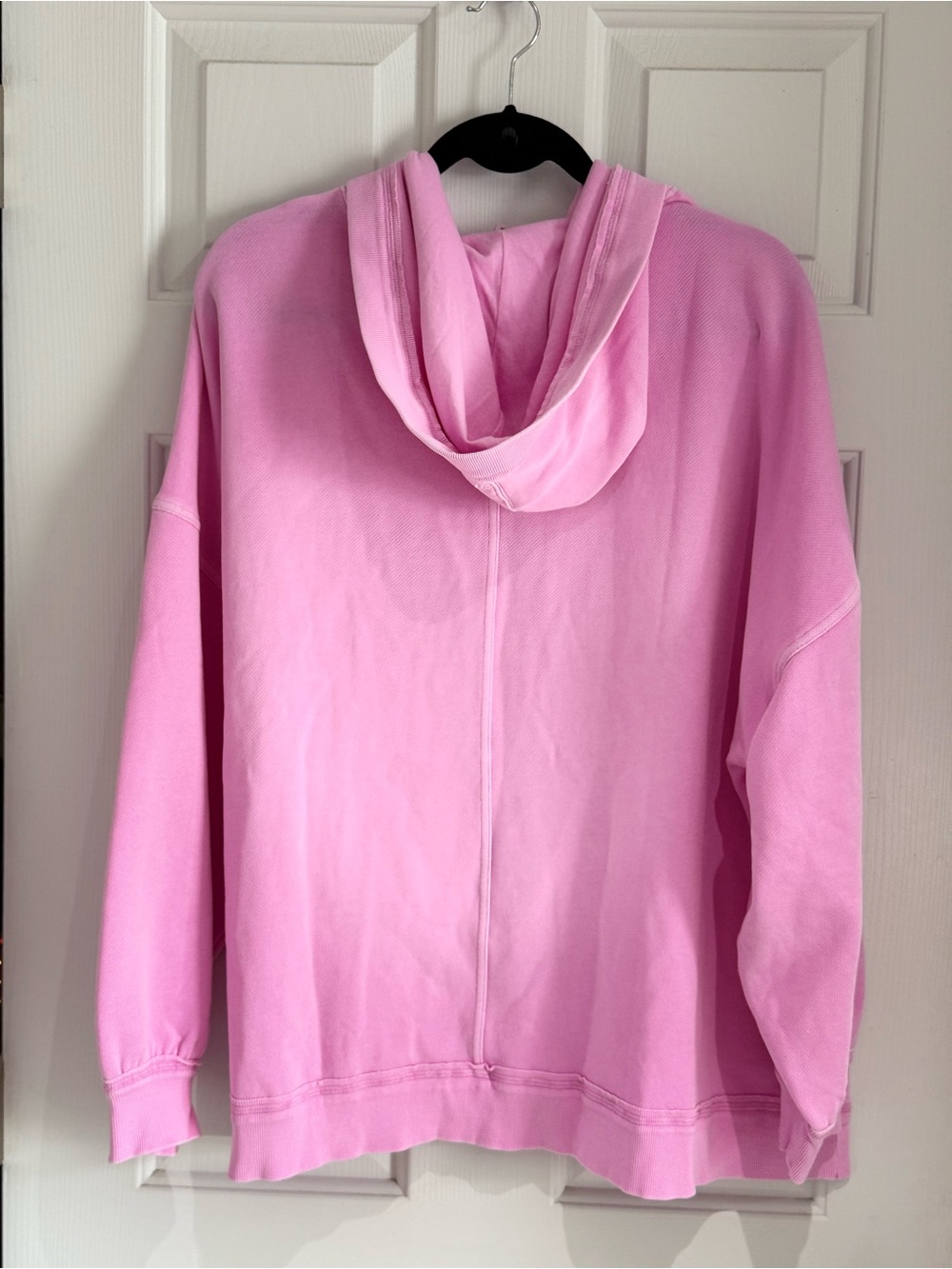 PINK Victoria's Secret Pink Half-Zip Hoodie Pullover Oversized - Picture 2 of 12